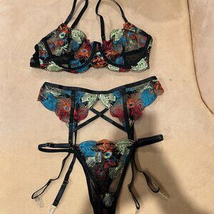 3 Piece Garter Set My Sweet Love